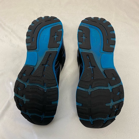 Brooks Ghost 14 Men’s Size 10 D Black Blue Running 1103691D056 Lace Up Sneaker - Picture 8 of 10